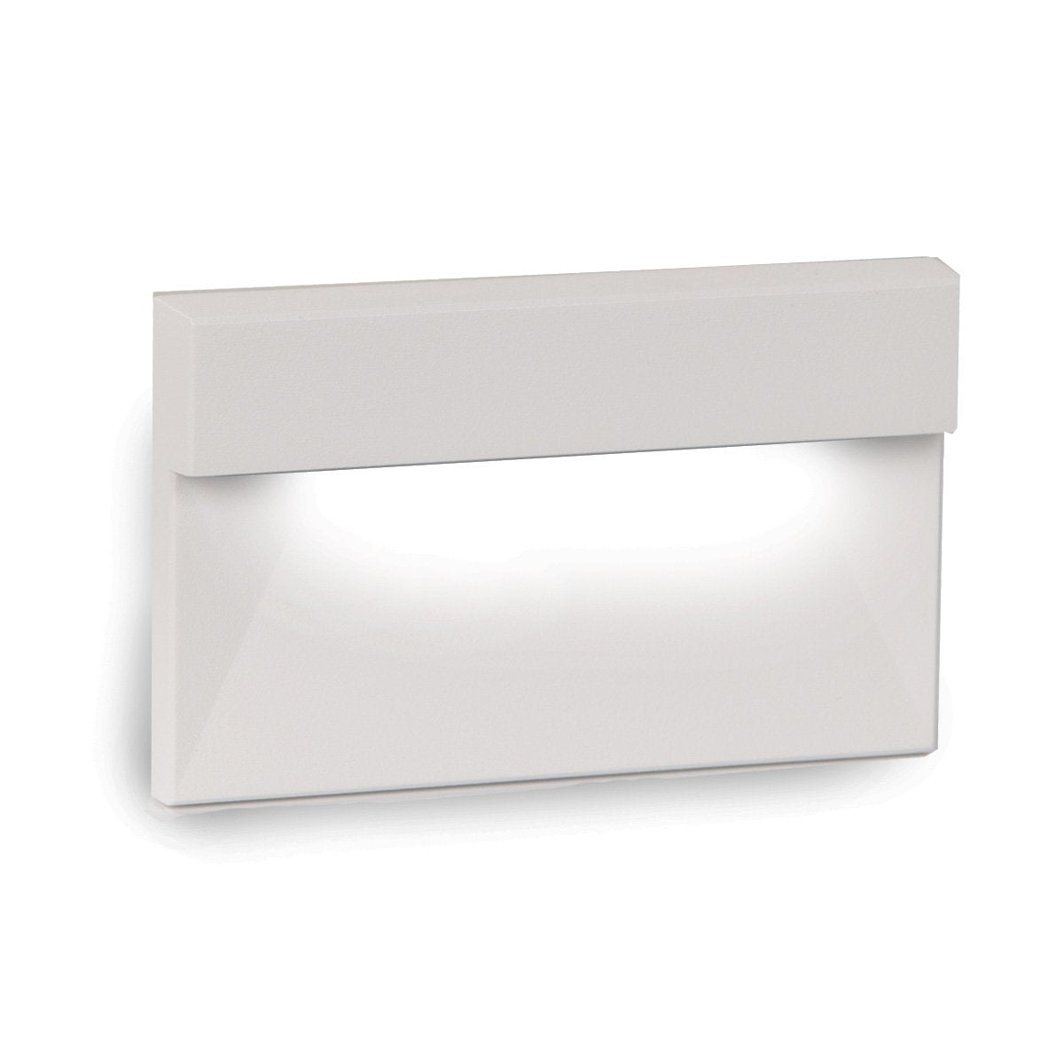 LEDme Horizontal Ledge LED Step and Wall Light in Amber/White.