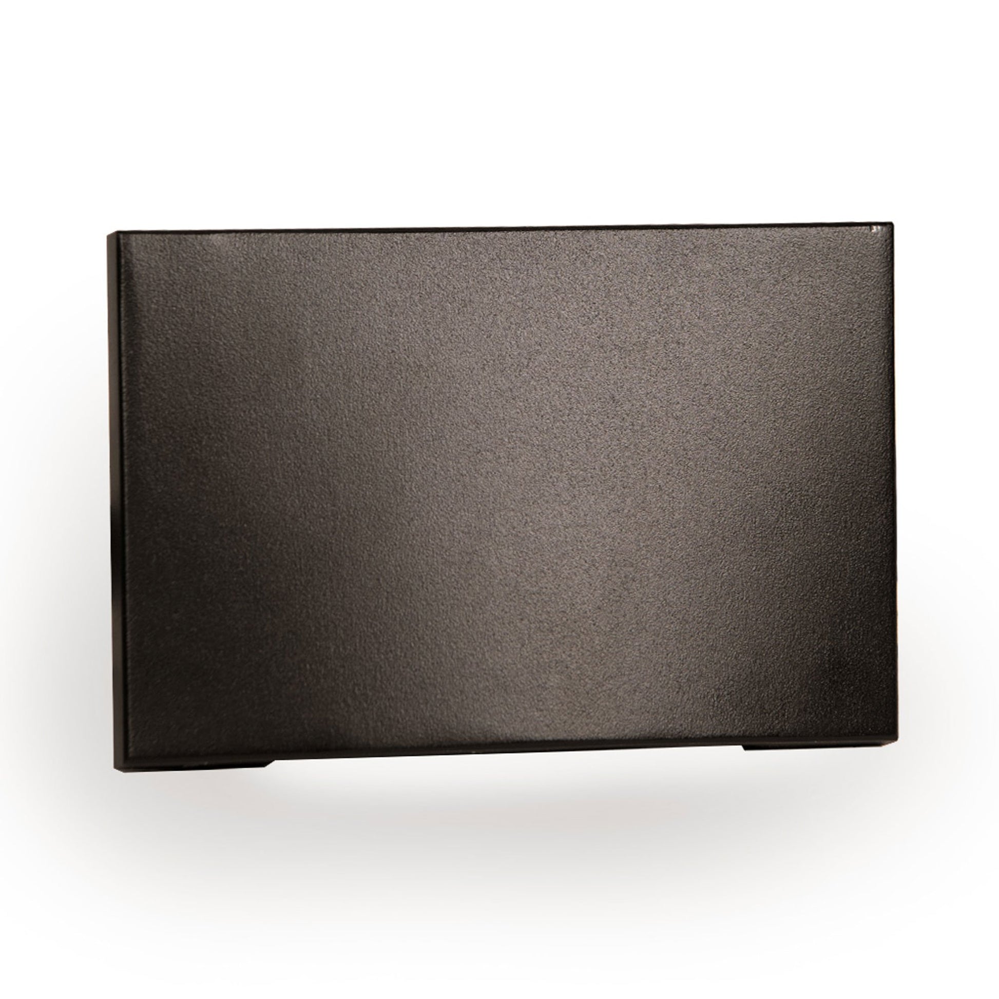 LEDme Horizontal Scoop LED Step and Wall Light in Amber/Bronze.