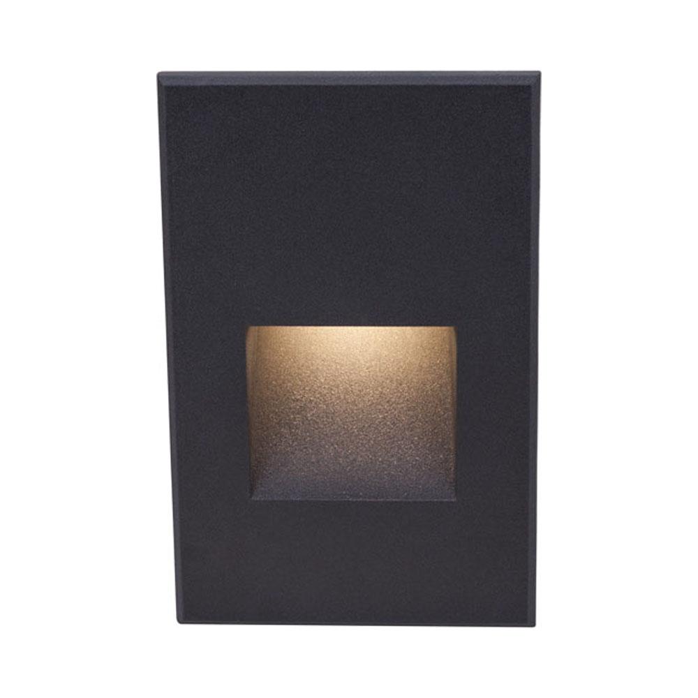 LEDme Vertical LED Step and Wall Light in White/Black.