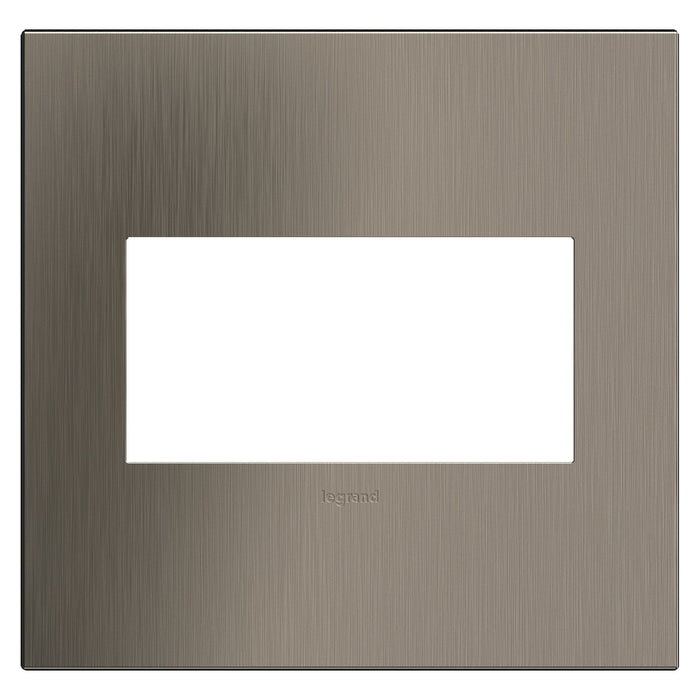 adorne® Cast Metals Wall Plate in Satin Nickel (2-Gang).