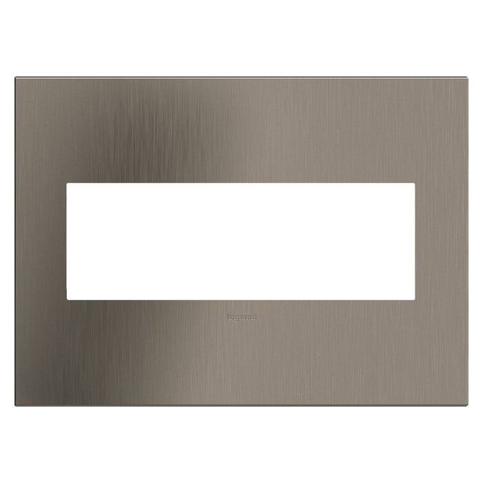 adorne® Cast Metals Wall Plate in Satin Nickel (3-Gang).