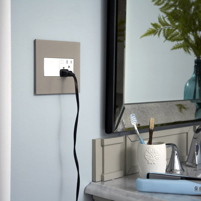 adorne® Paddle Switch in bathroom.