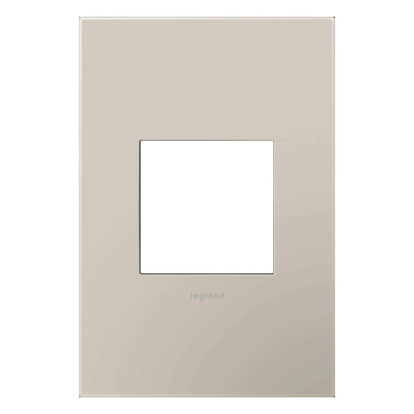 adorne® Plastics Wall Plate in Graphite (1-Gang).