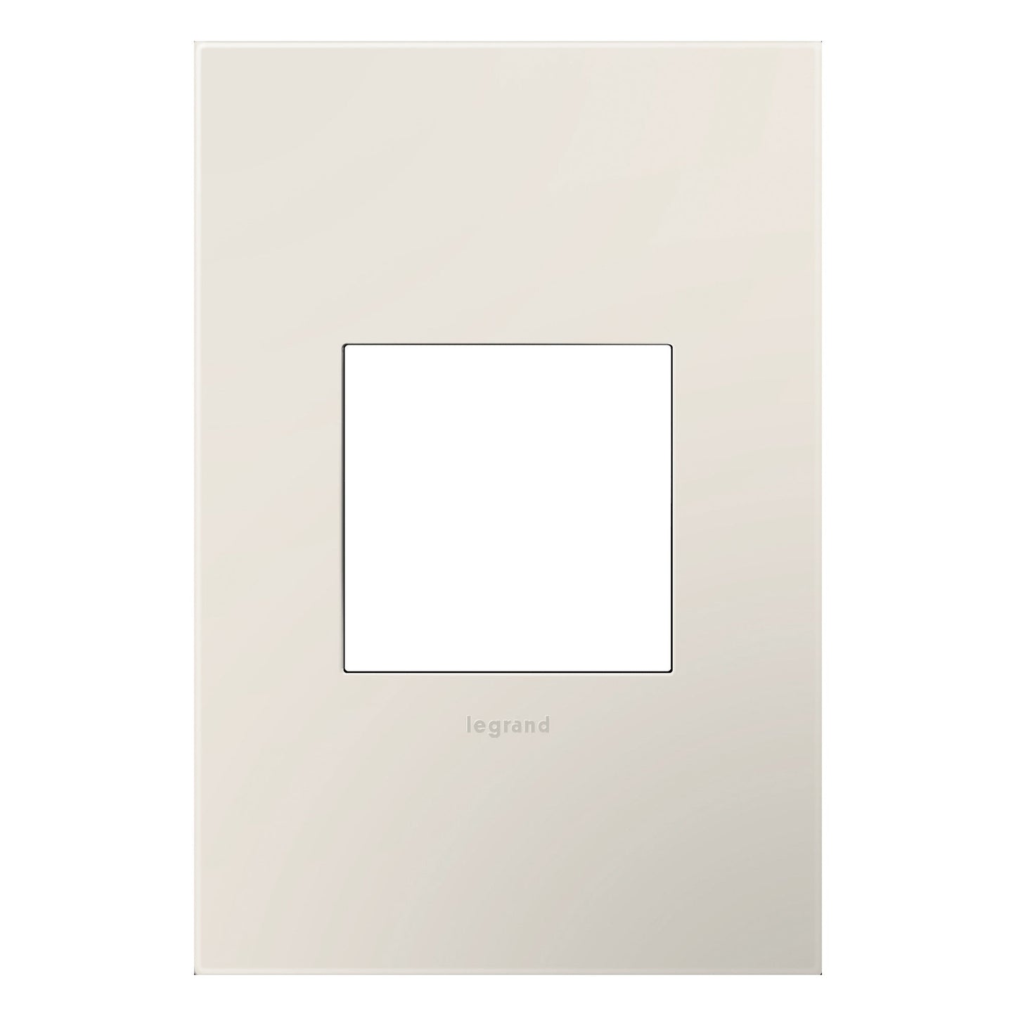 adorne® Plastics Wall Plate in Powder White (1-Gang).