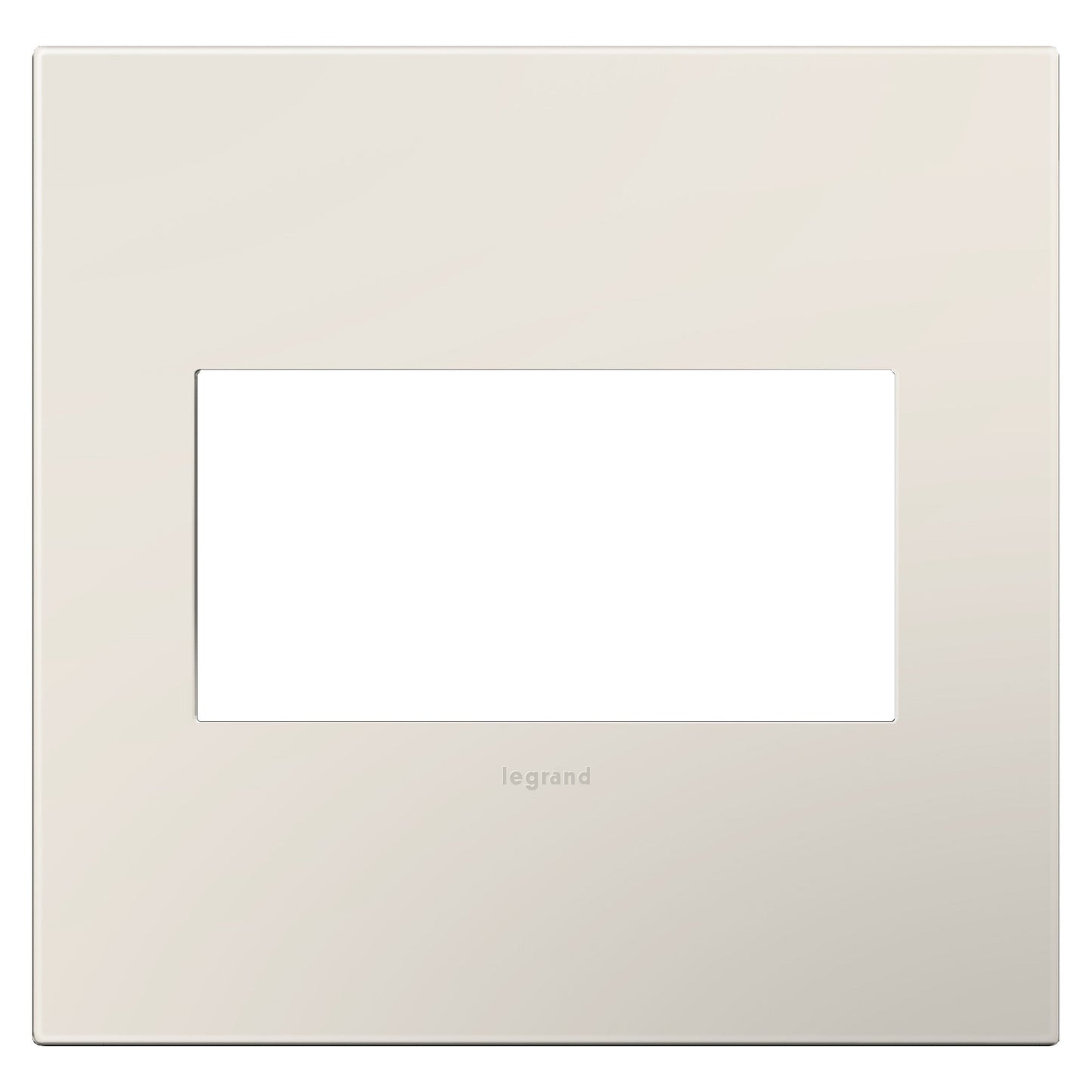 adorne® Plastics Wall Plate in Powder White (2-Gang).