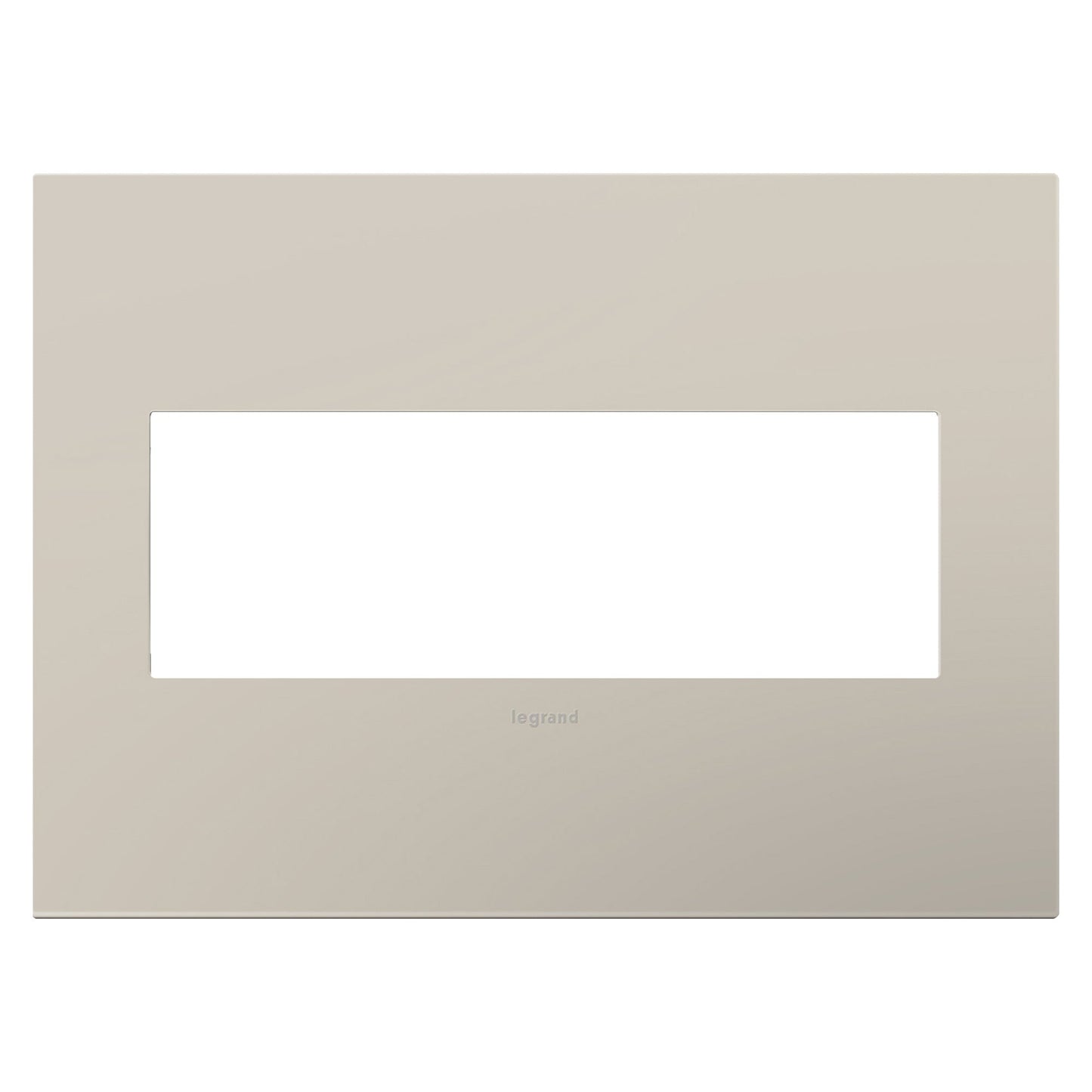 adorne® Plastics Wall Plate in Graphite (3-Gang).