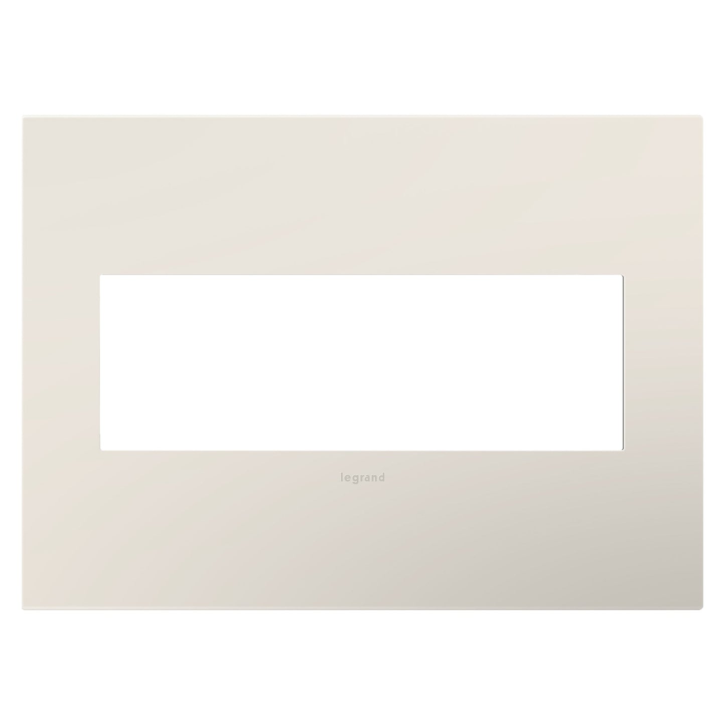 adorne® Plastics Wall Plate in Powder White (3-Gang).