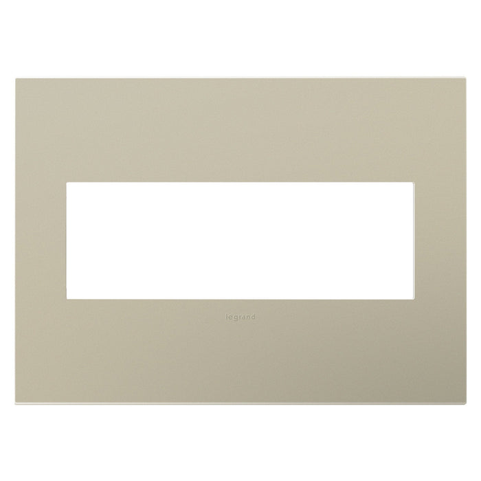 adorne® Plastics Wall Plate in Satin Light Almond (3-Gang).