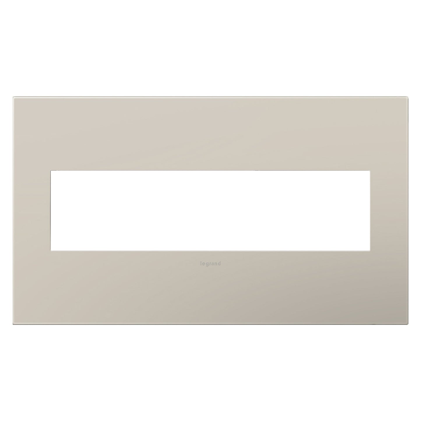 adorne® Plastics Wall Plate in Graphite (4-Gang).