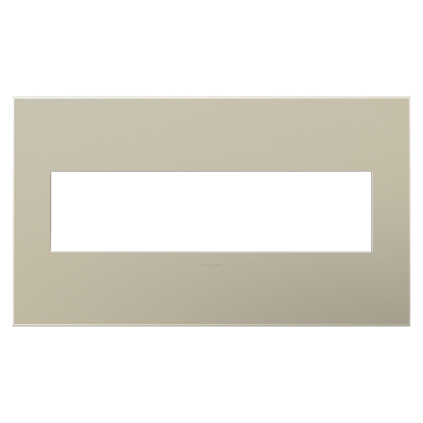 adorne® Plastics Wall Plate in Satin Light Almond (4-Gang).