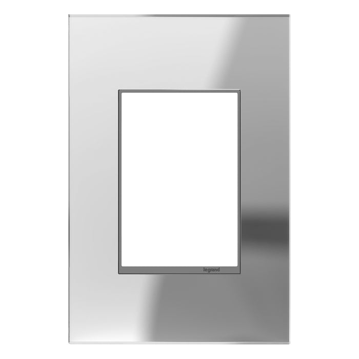 adorne® Real Materials Plus 1-Gang Wall Plate in Mirror.