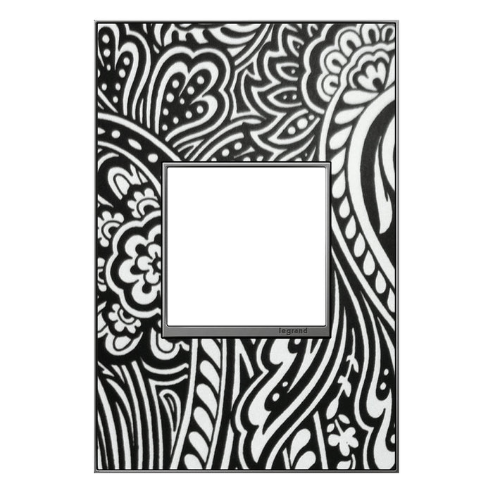 adorne® Real Materials Wall Plate in Magnesium Trim (1-Gang).