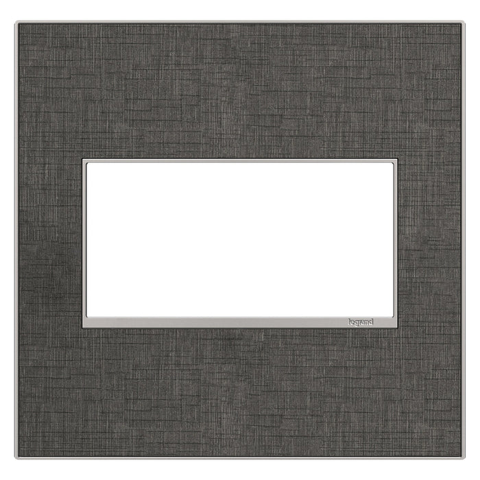 adorne® Real Materials Wall Plate in Slate Linen (2-Gang).