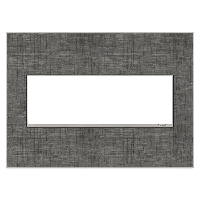 adorne® Real Materials Wall Plate in Slate Linen (3-Gang).