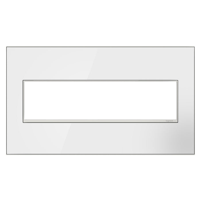 adorne® Real Materials Wall Plate in Mirror White (4-Gang).