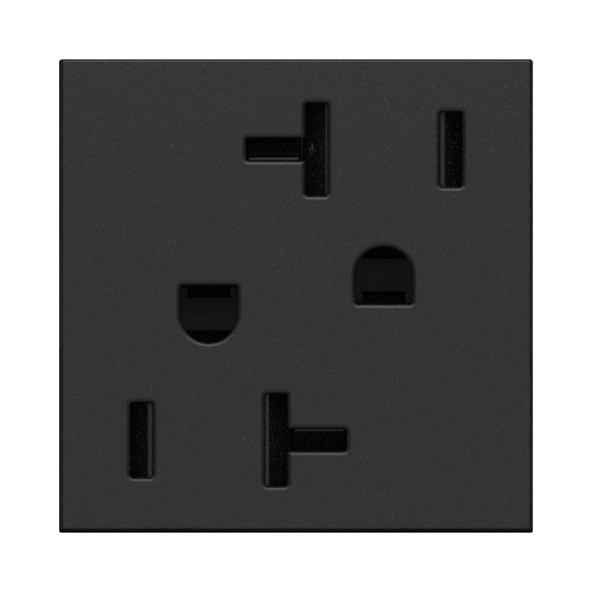 adorne® Tamper-Resistant Outlet in Graphite (20A).
