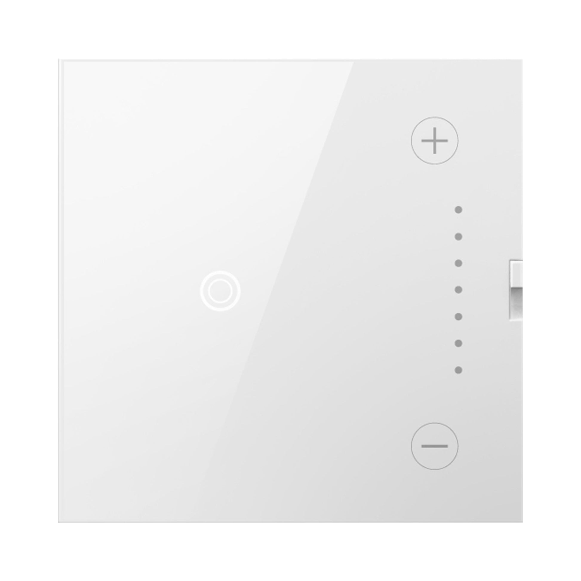 adorne® Touch Tru-Universal Dimmer in White.