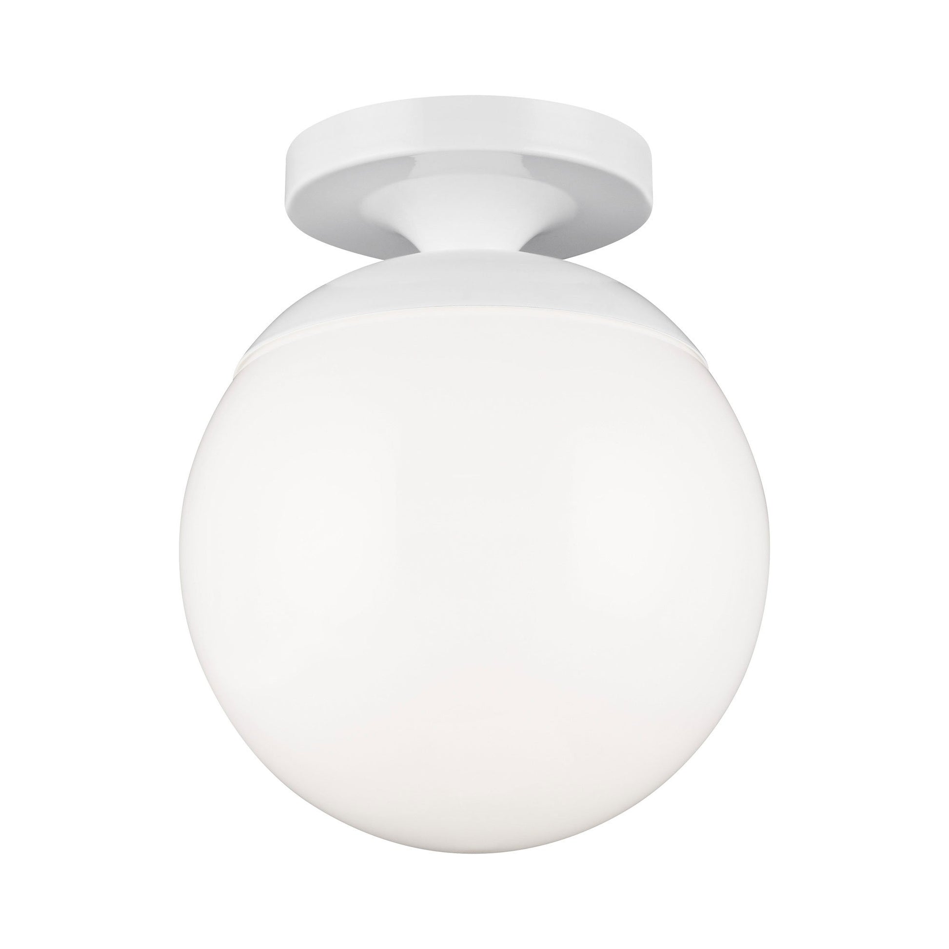 Leo Ceiling / Wall Light in White Glass/White.
