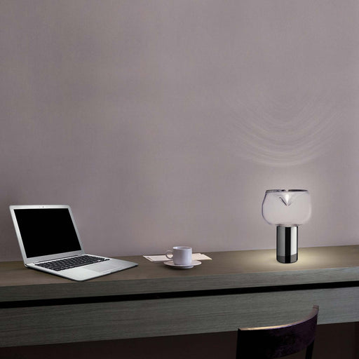 Aella Bold T LED Table Light in office.