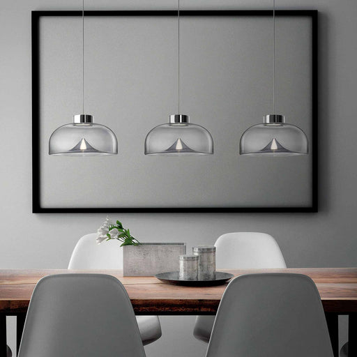 Aella Mini S LED Pendant Light in dining room.