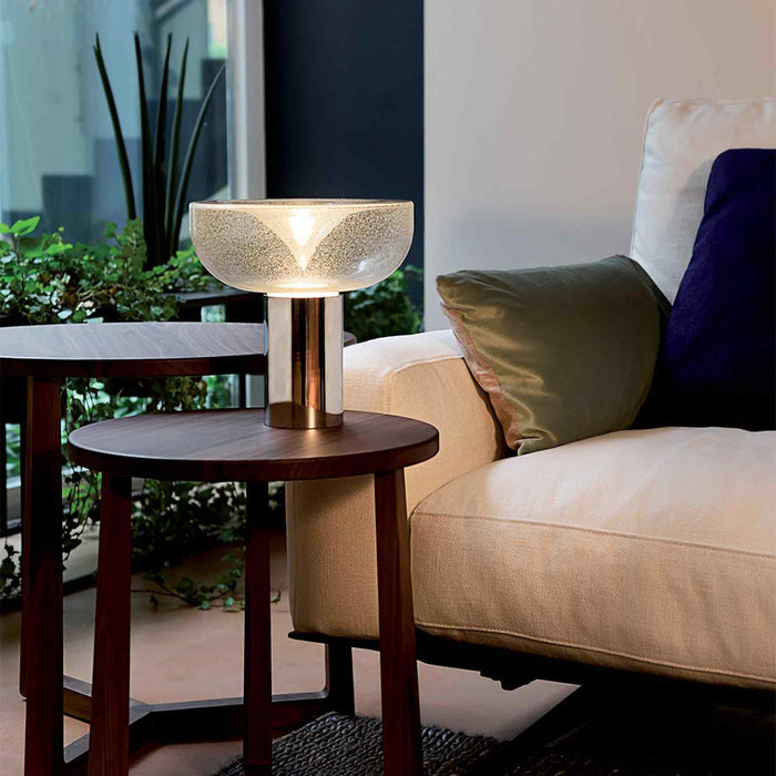 Aella Mini T LED Table Light in living room.