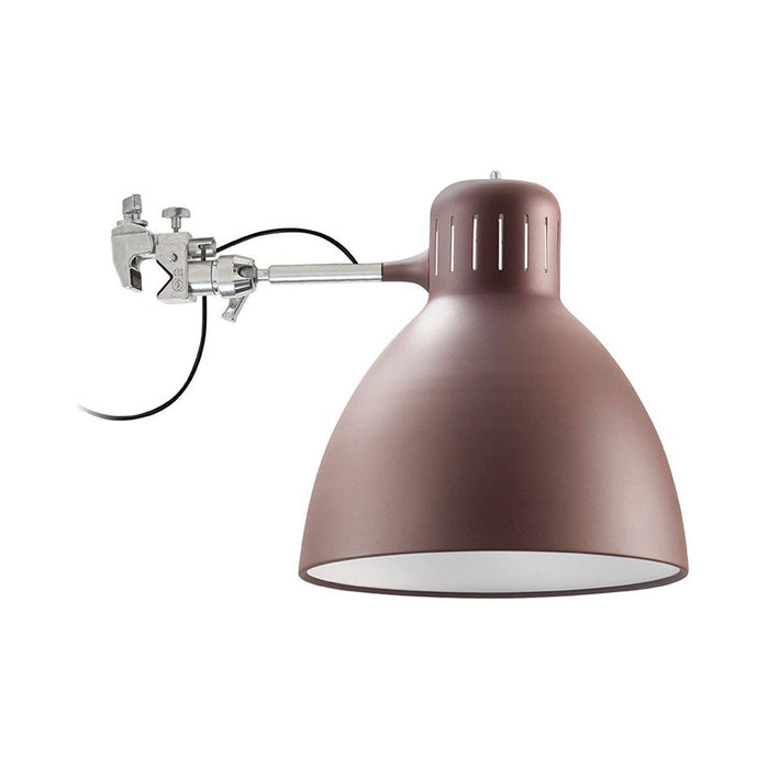 JJ Big Grip LED Outdoor Wall Light in Rust Brown.