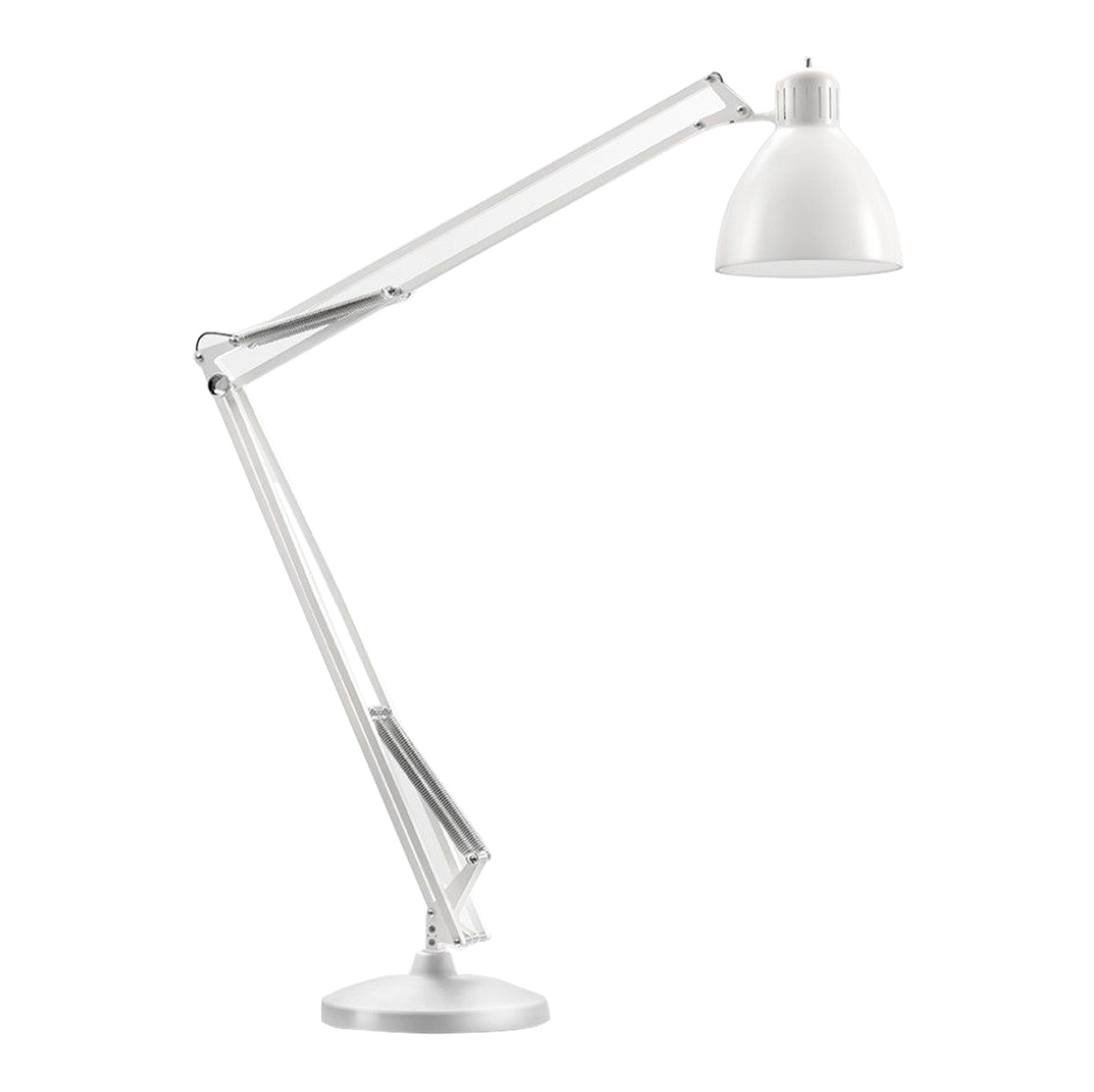 JJ Great LED Outdoor Floor Lamp in White.