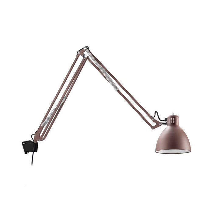 JJ LED Wall Light in Rust Brown/Black (Small).