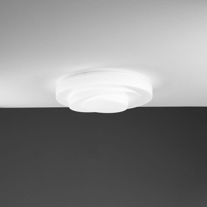 Loop-Line LED Flush Mount Ceiling Light in Detail.