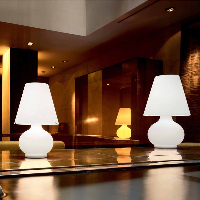 Paralume Table Lamp in living room.