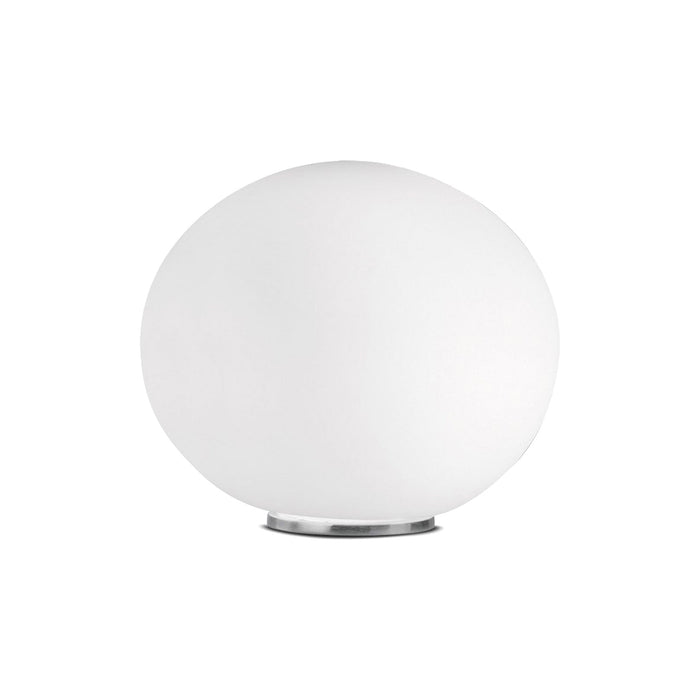 Sphera Table Lamp in Satin White/Chrome (Small).