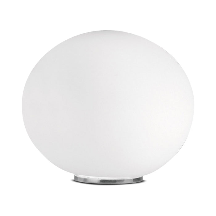 Sphera Table Lamp in Satin White/Chrome (Large).