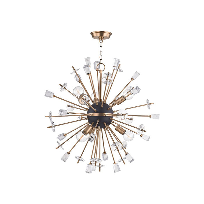 Liberty Chandelier in Small/Aged Brass.