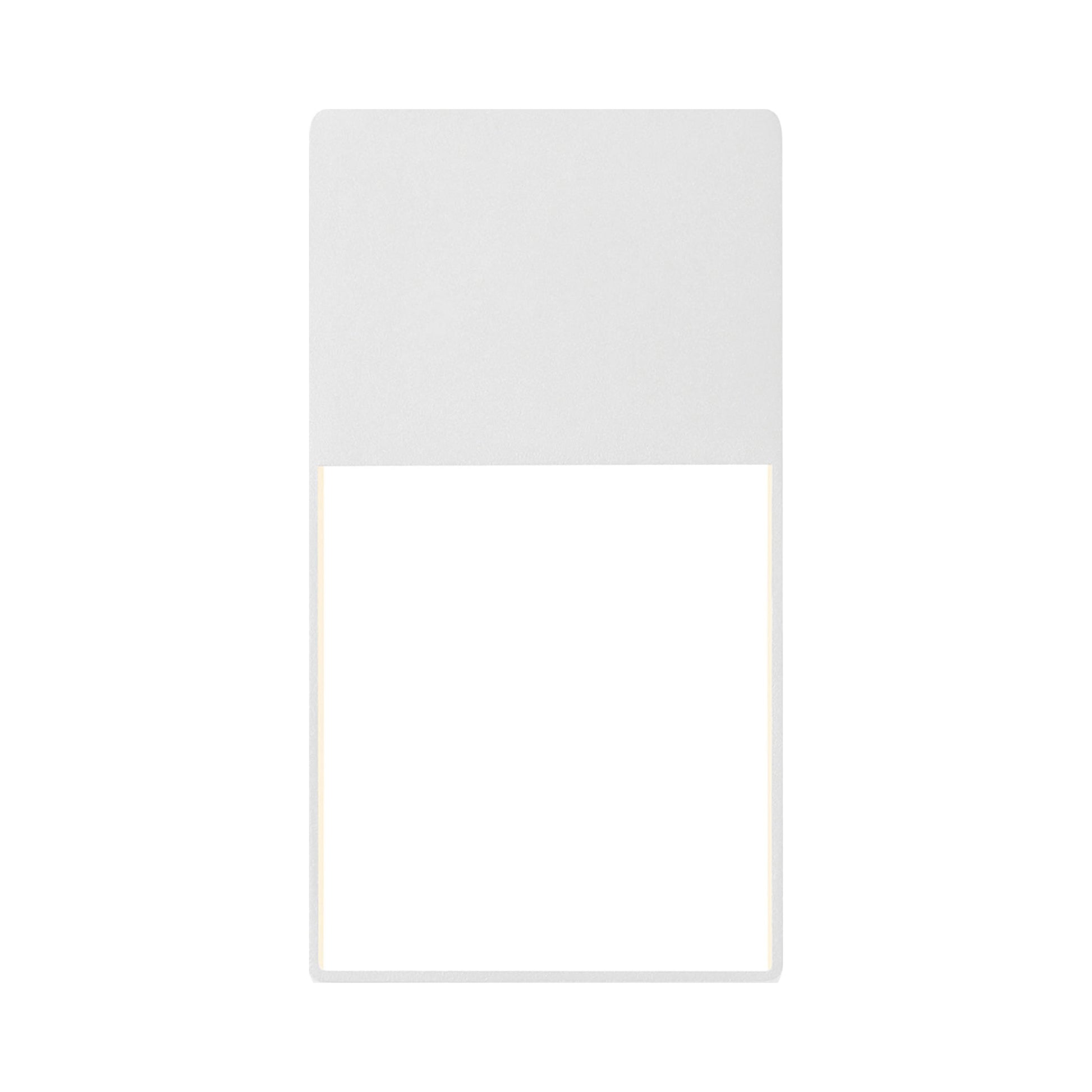 Light Frames™ Downlight Outdoor LED Wall Light in Textured White.