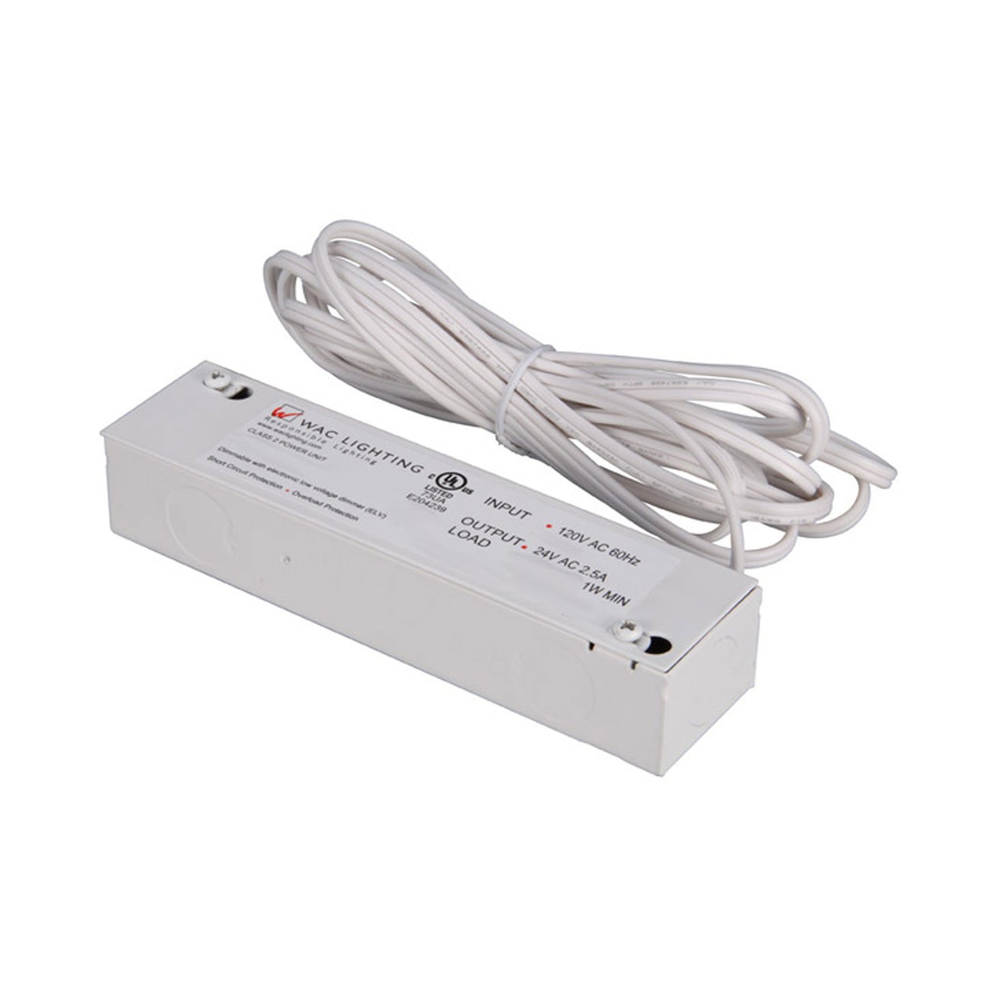 Line and Straight Edge 120V/24V Enclosed Remote Class 2 Transformer (100W).