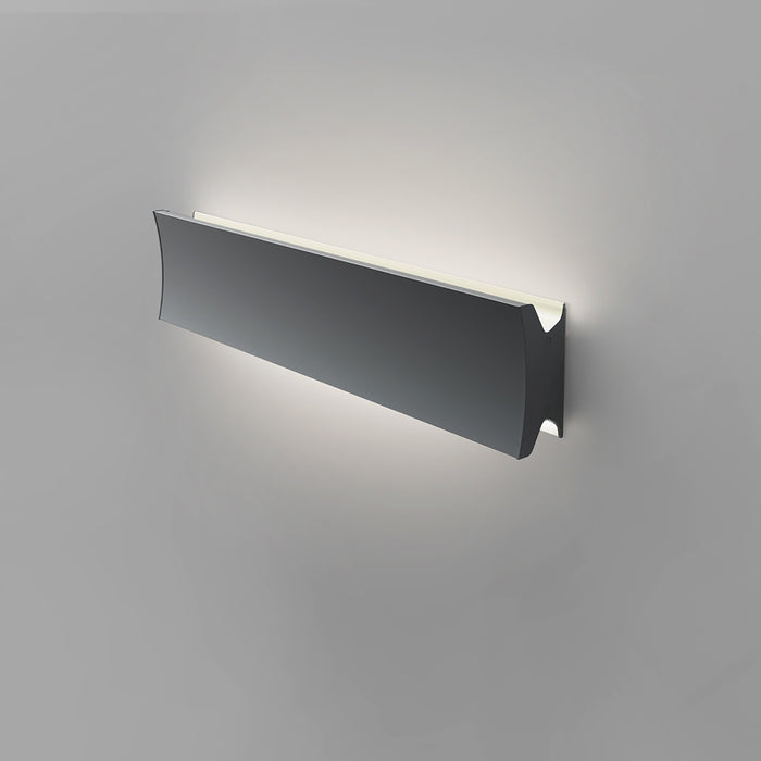 Lineacurve LED Dual Ceiling/Wall Light in Anthracite Grey (Medium).