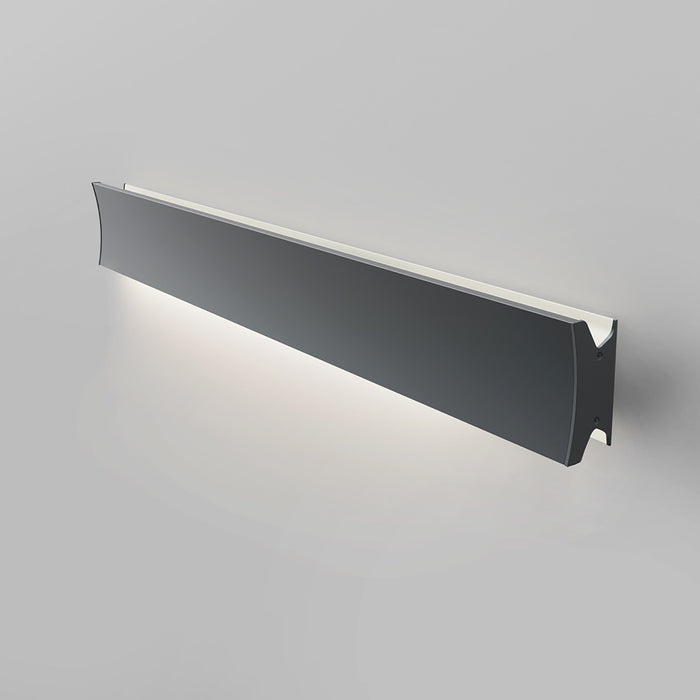 Lineacurve LED Dual Ceiling/Wall Light in Anthracite Grey (Large).