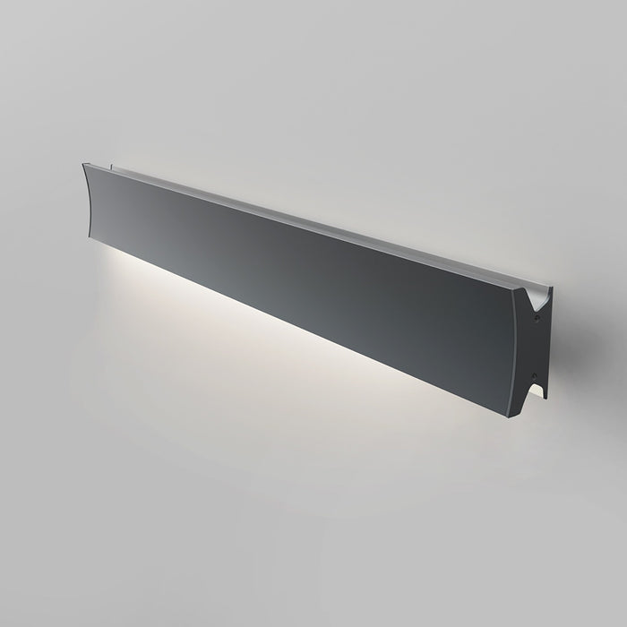 Lineacurve LED Ceiling/Wall Light in Anthracite Grey (Large).