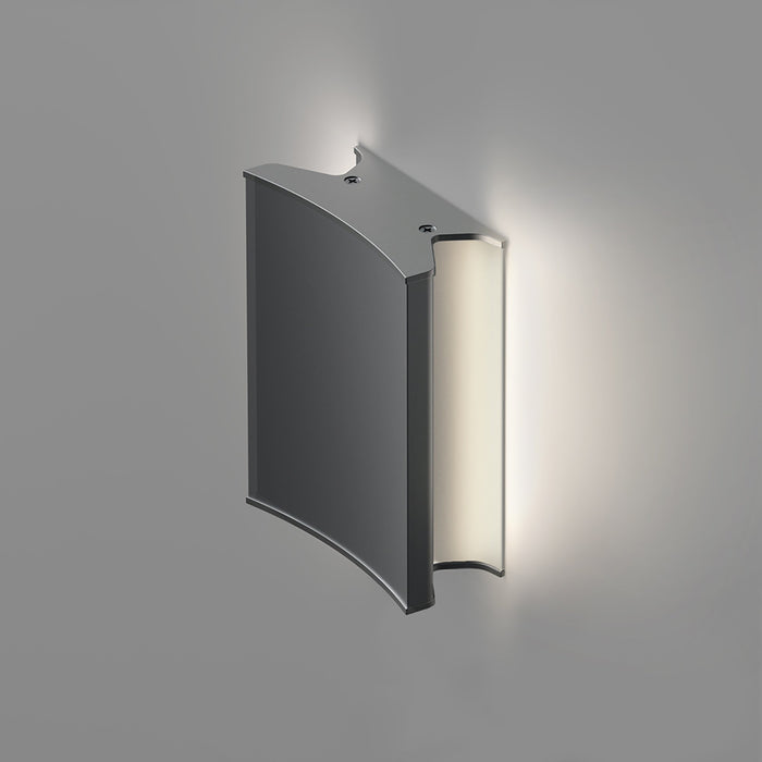 Lineacurve Mini LED Ceiling/Wall Light in Anthracite Grey (3000K).