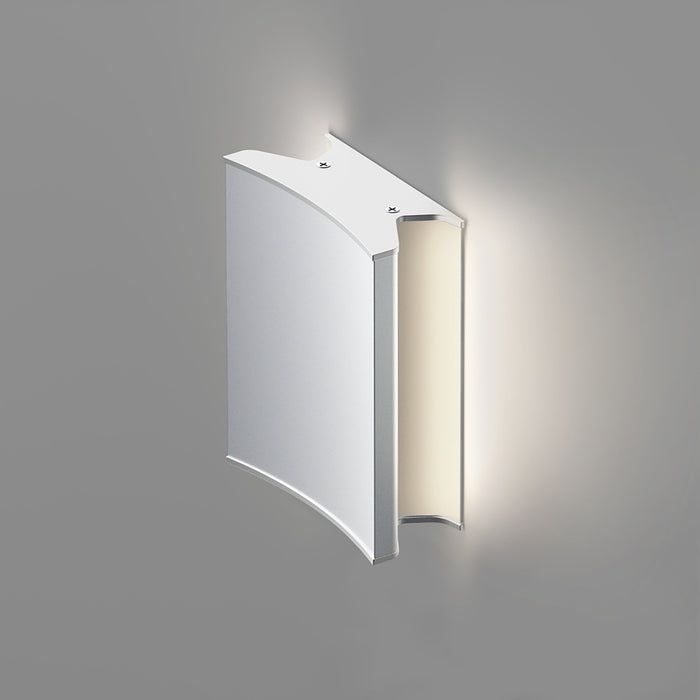 Lineacurve Mini Dual LED Ceiling/Wall Light in White (3000K).