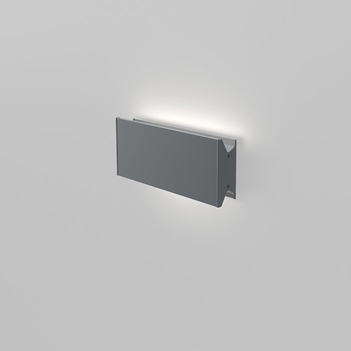 Lineaflat Dual LED Ceiling/Wall Light in Anthracite Grey/Small.