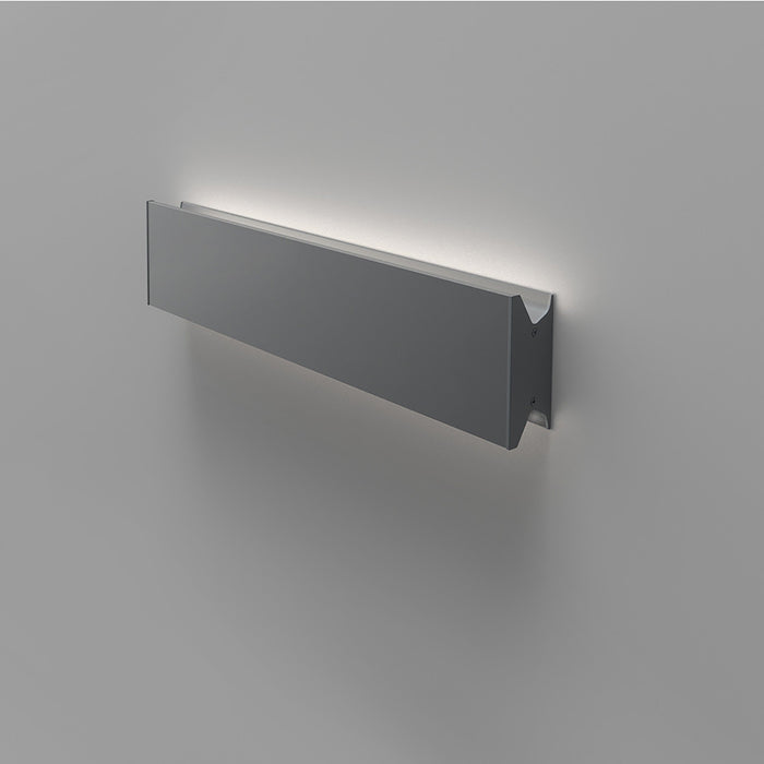 Lineaflat LED Ceiling/Wall Light in Anthracite Grey/Medium.
