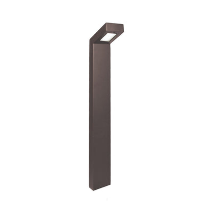 Linear LED Path Light in Bronze on Aluminum.