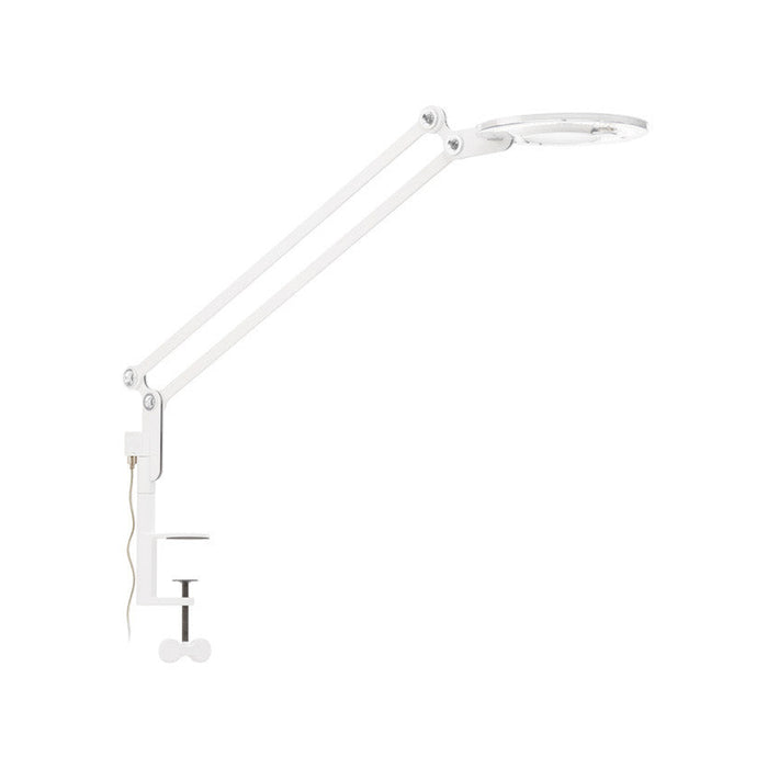 Link LED Table Lamp in White/Clamp (Small).