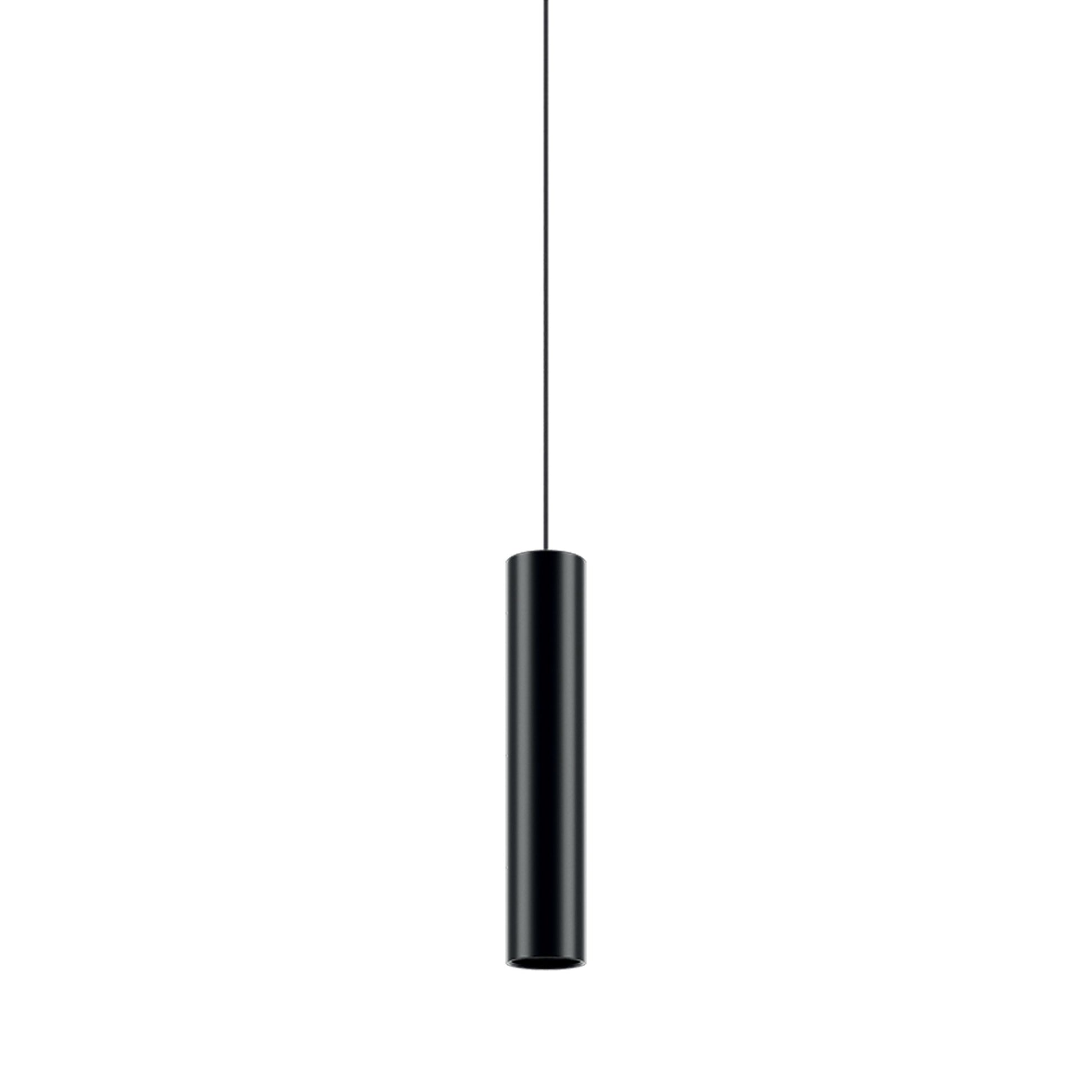 A-Tube LED Pendant Light in Matte Black (Small).