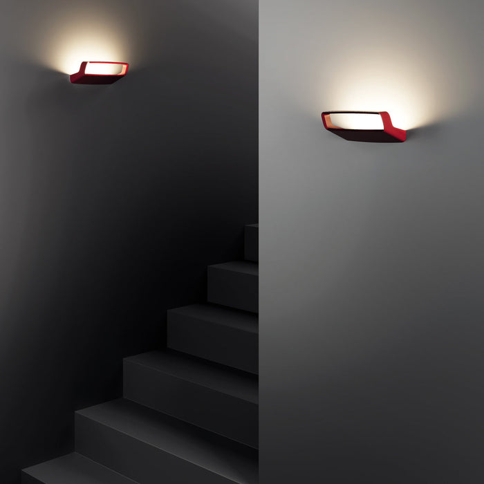 Aile LED Wall Light in stair.