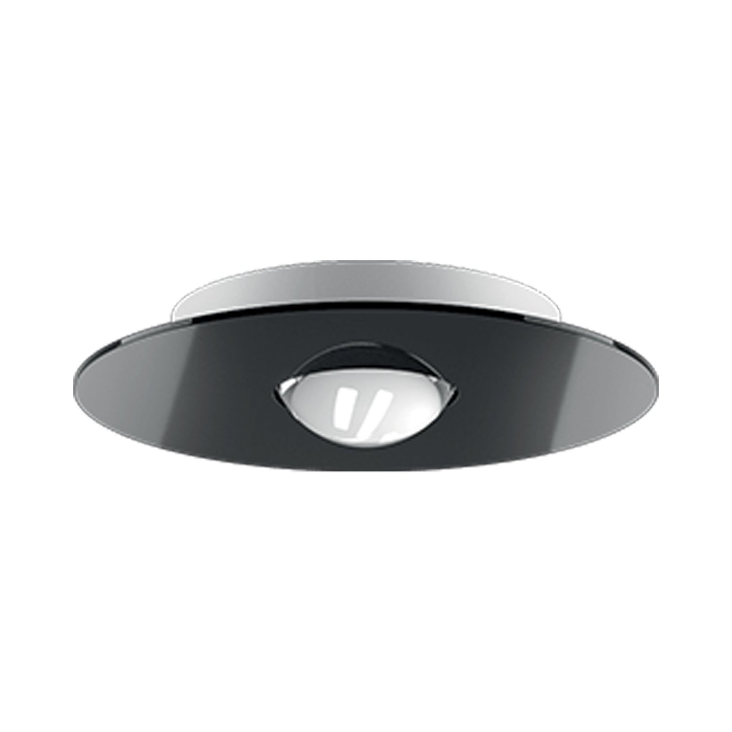 Bugia LED Flush Mount Ceiling Light in Black.