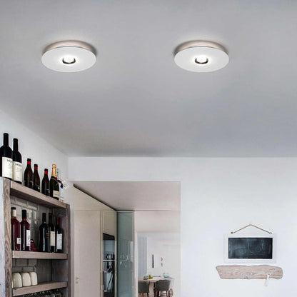 Bugia LED Flush Mount Ceiling Light in hallway.