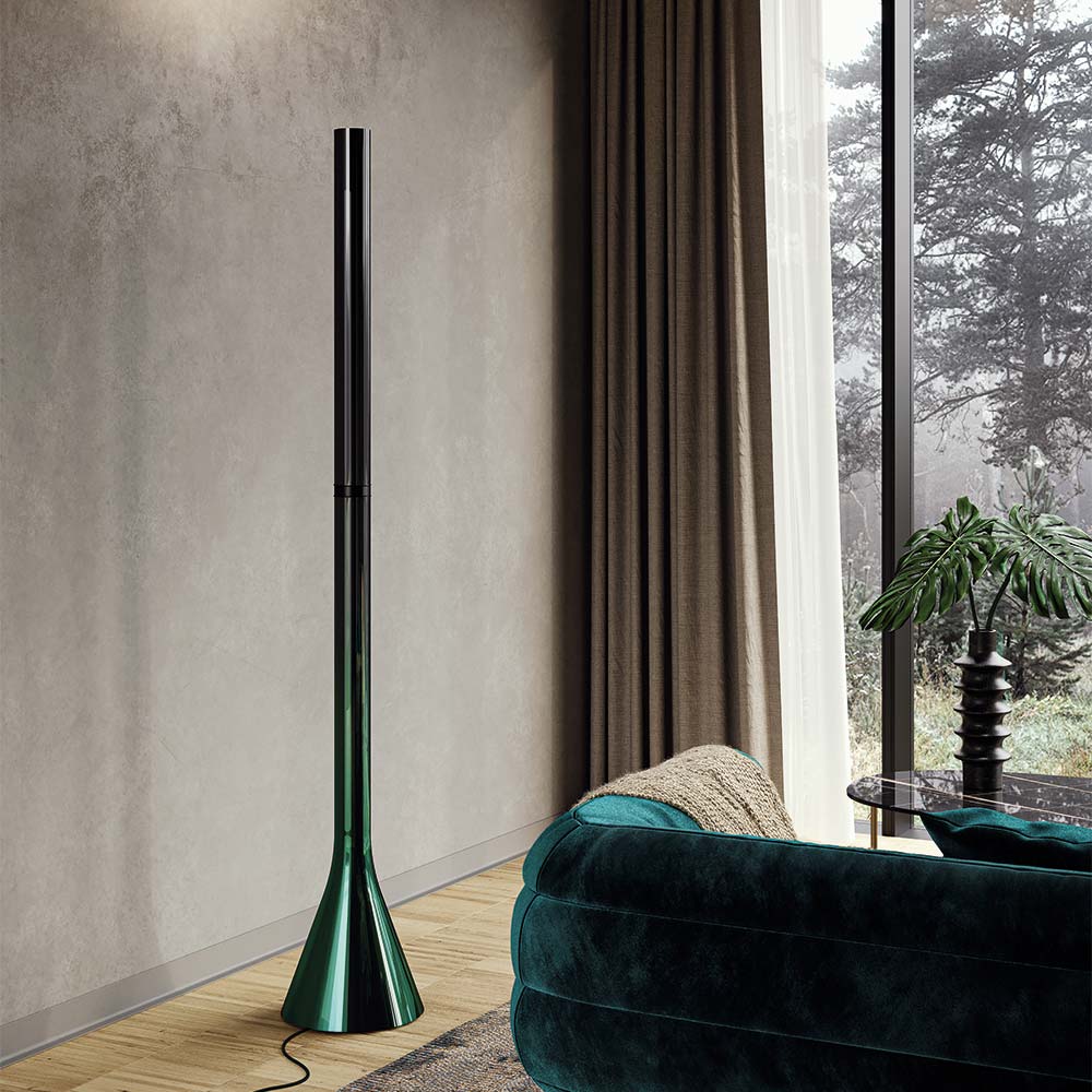 Croma Floor Lamp in living room.