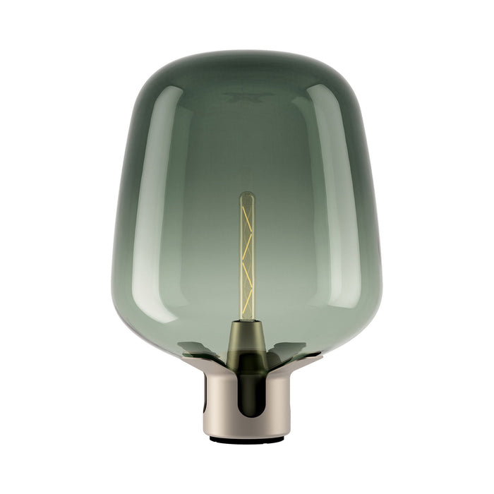Flar Table Lamp in Champagne/Turquoise (Large).